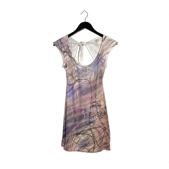 Guess Dresses & Skirts - Vintage Guess 90s Mini dress with open back studded size S